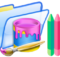 colorful folder with Folder Painter